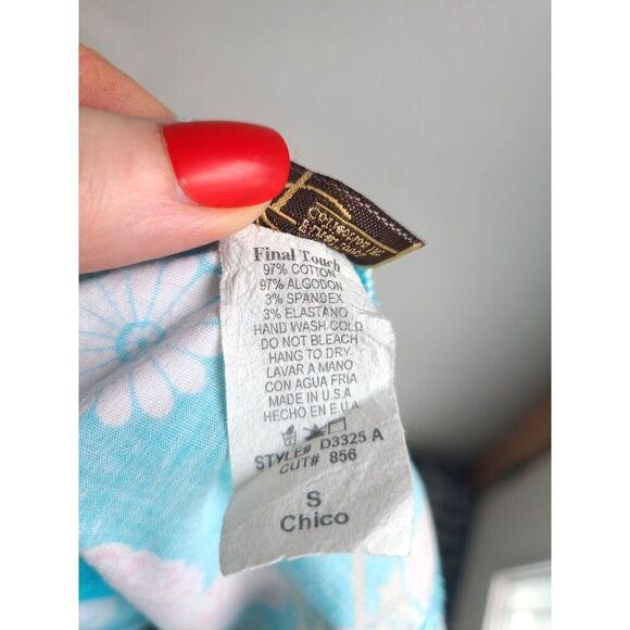 Vintage Final Touch Y2K Strapless Floral Sun Dress Resort Preppy Girly SMALL S - Picture 8 of 8